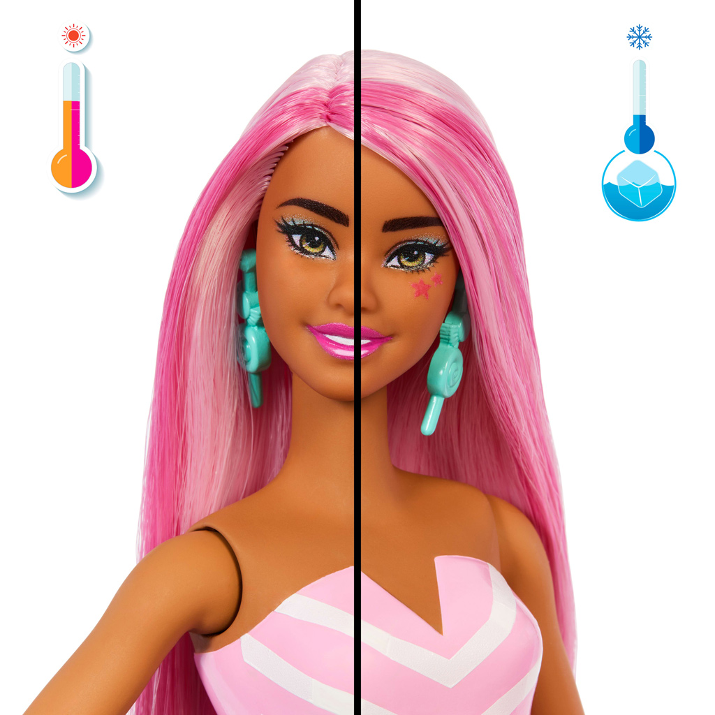 Barbie: Slime odhalenie voňavý shaker - Ružový - Mattel kép 3