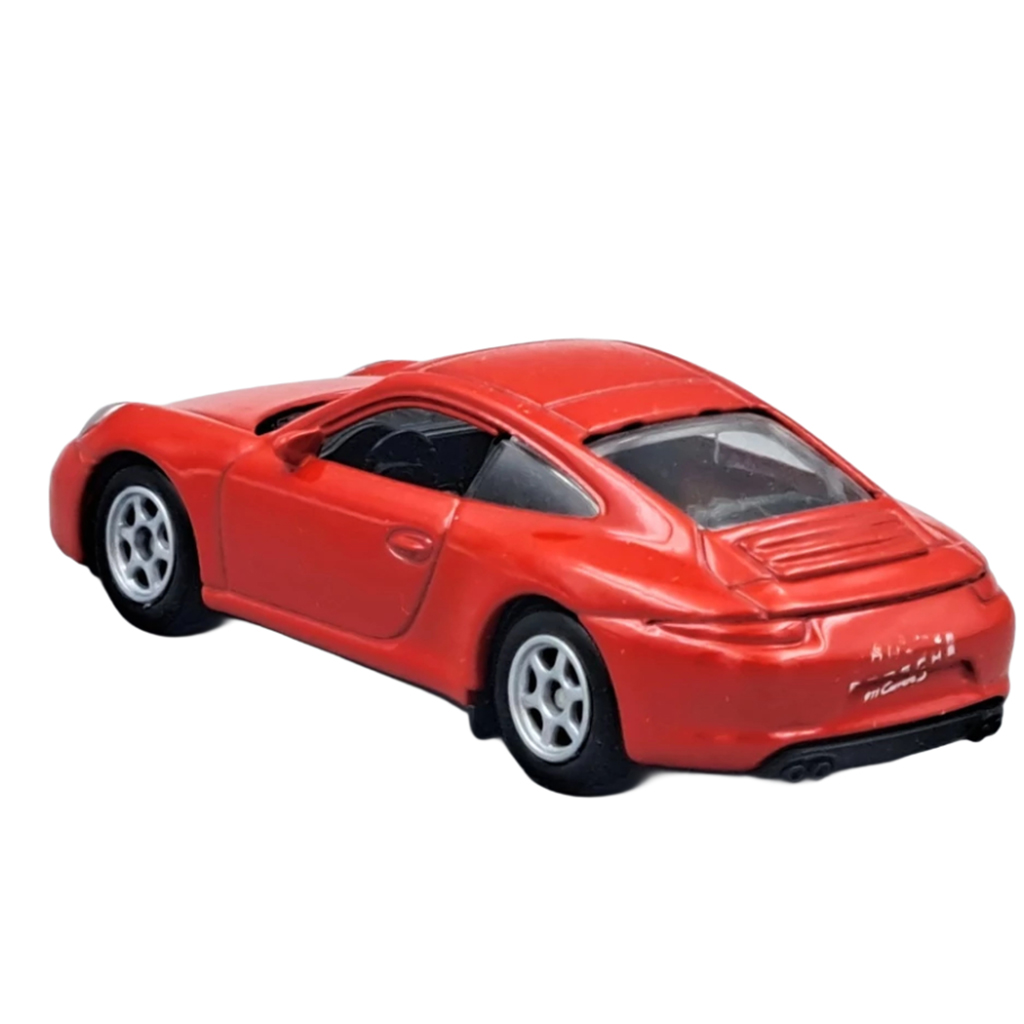 Welly: Porsche 911 (991) Carrera S červený kovový model autíčka 1/64 kép 3