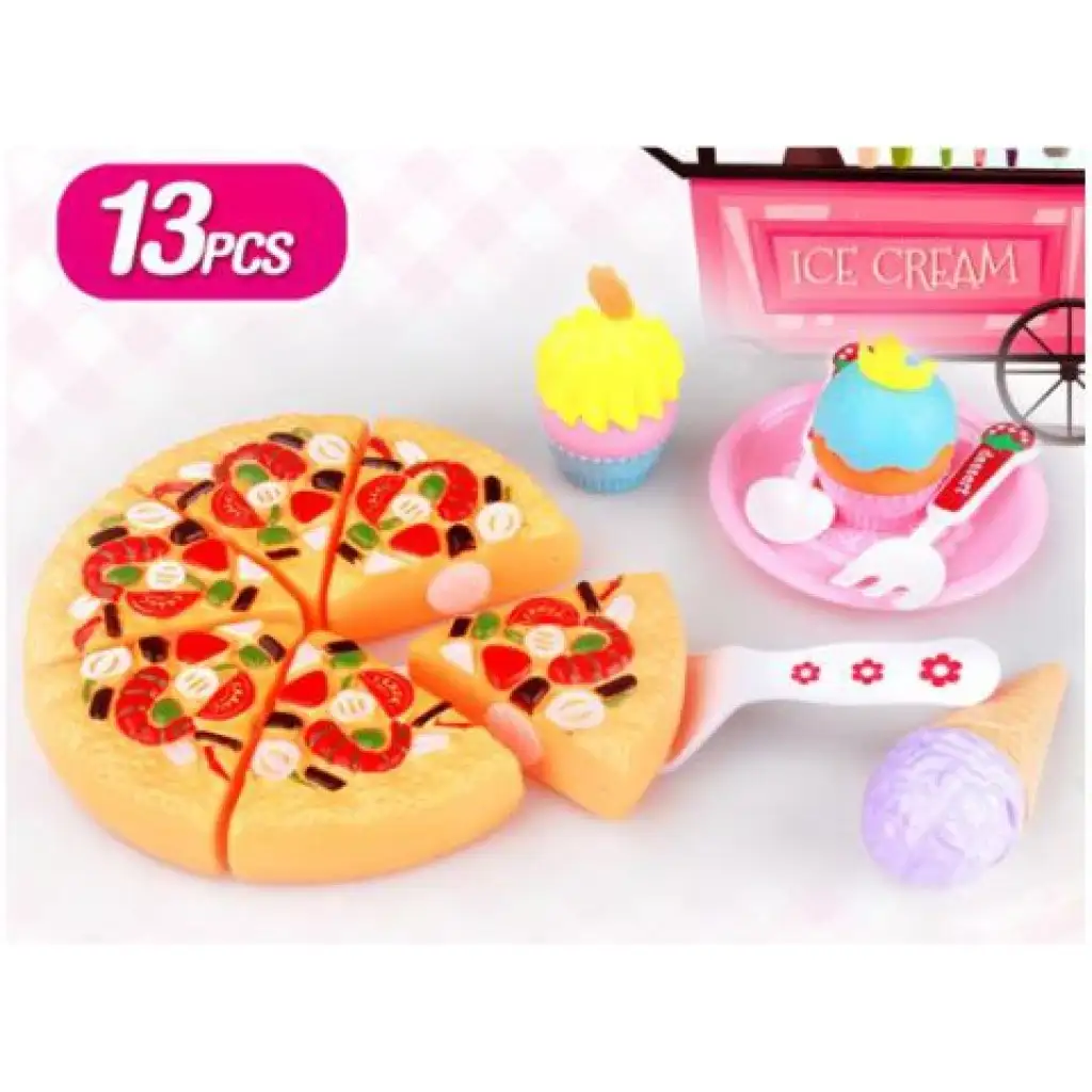 Pizza herný set so sladkosťami 13ks