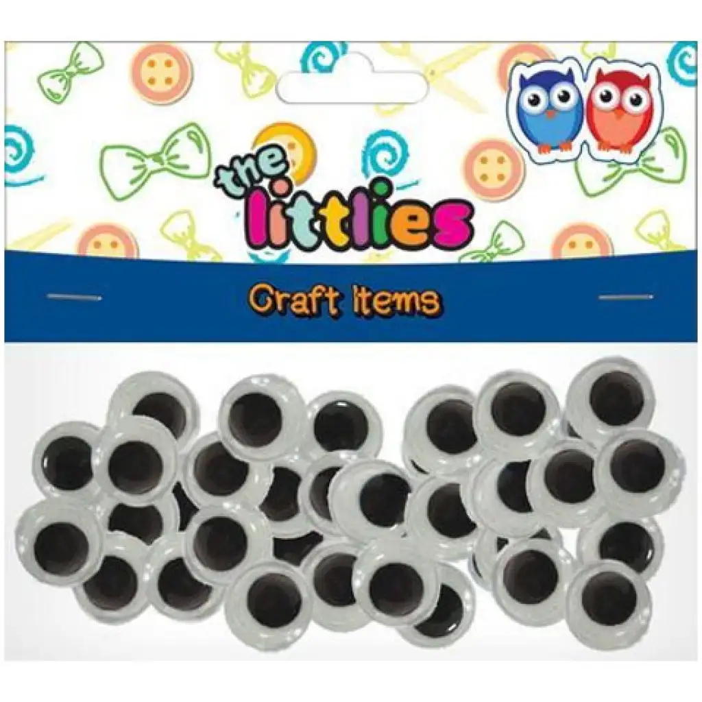 Plastové oči 12mm 100ks