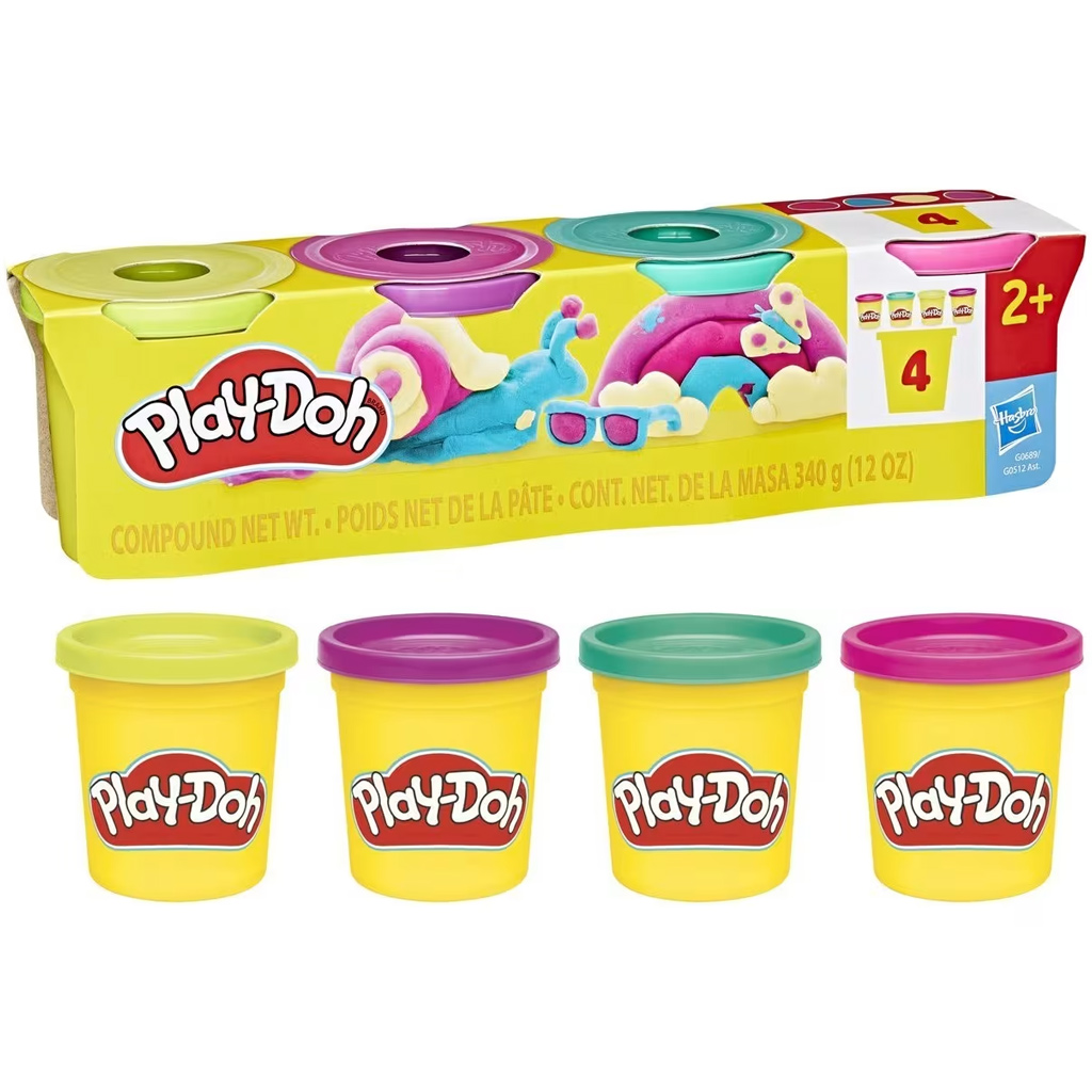 Play-Doh: Sada 4 kelímkov plastelíny 340g - Hasbro kép 2