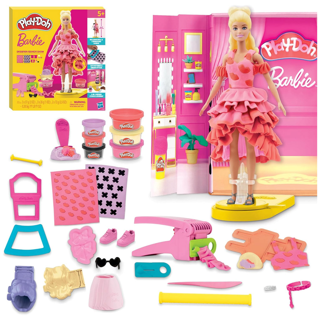 Play-Doh: Barbie módna prehliadka plastelínová súprava - Hasbro kép 2