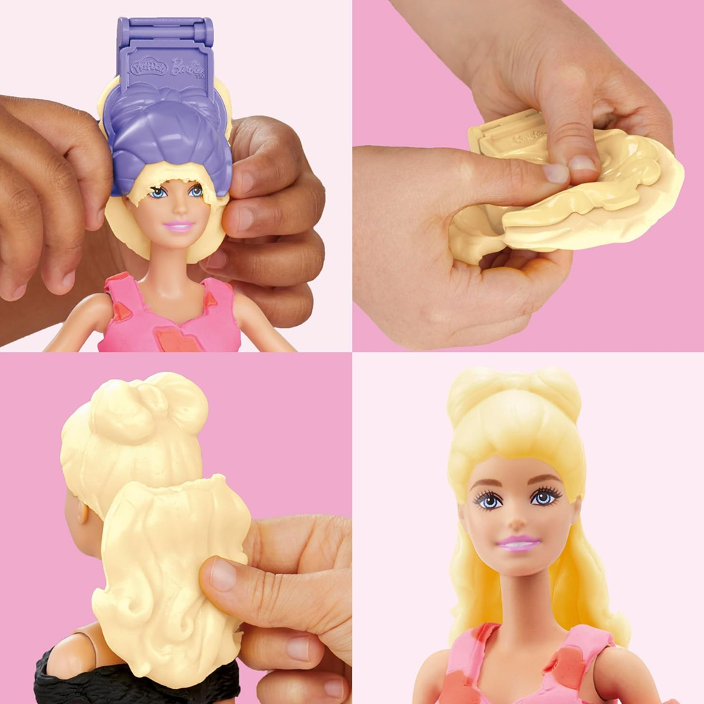 Play-Doh: Barbie módna prehliadka plastelínová súprava - Hasbro kép 4