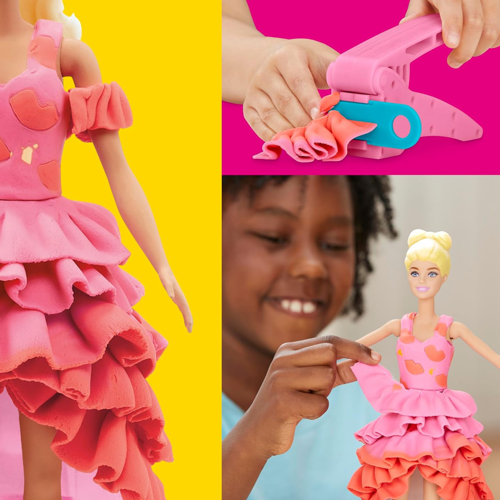Play-Doh: Barbie módna prehliadka plastelínová súprava - Hasbro kép 5
