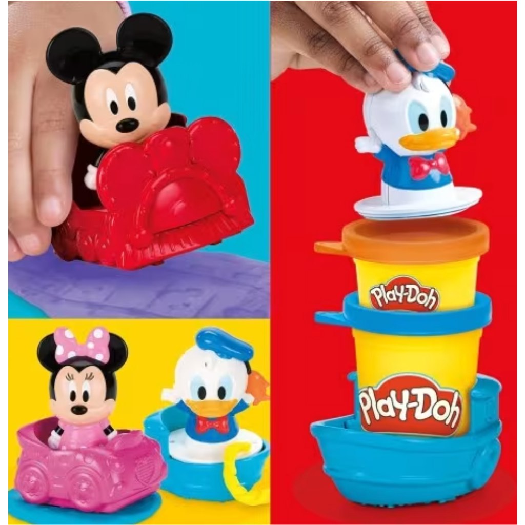 Play-Doh: Disney Jr. Stamp & Go Megapack sada plastelíny - Hasbro kép 2