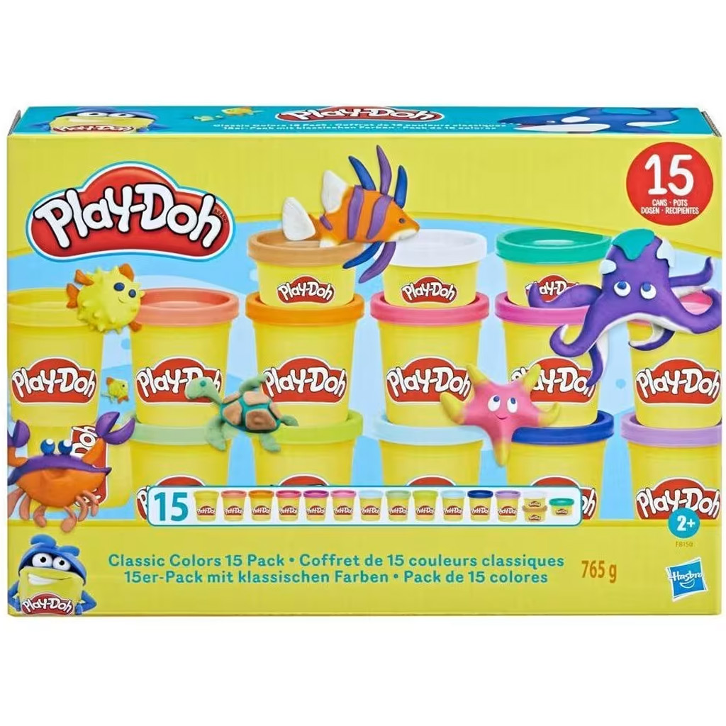 Play‑Doh: 15-dielna sada modelovacej hmoty v klasických farbách - Hasbro