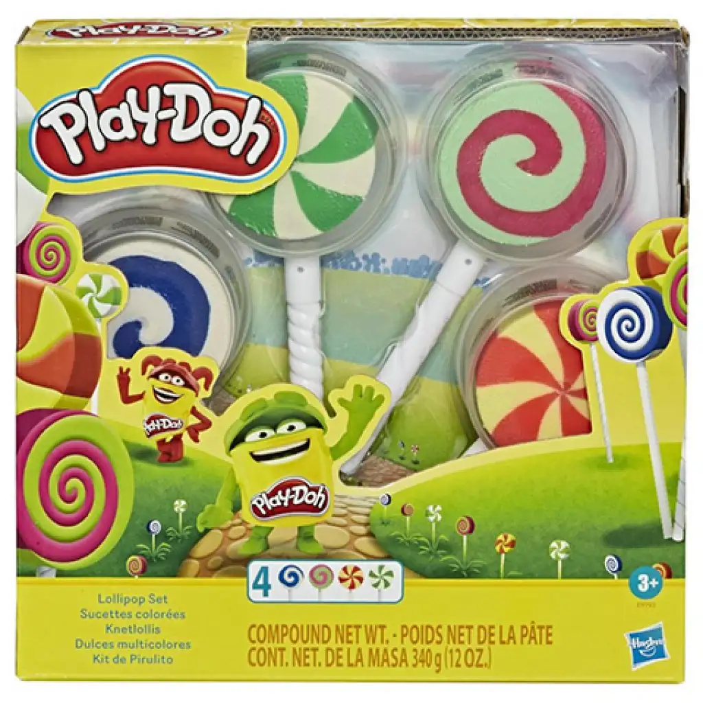 Play-Doh: Lízanka plastelínová súprava 4 dielny set - Hasbro