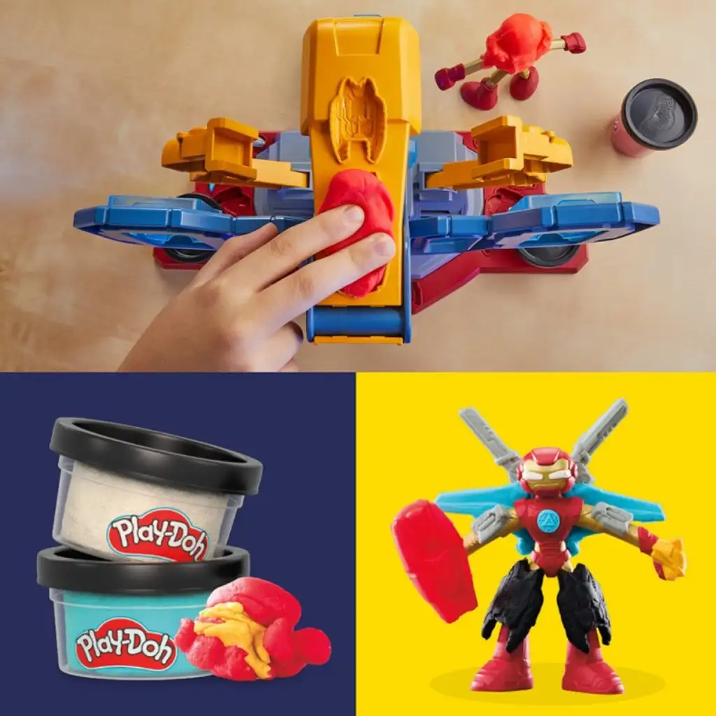 Play-Doh Marvel: Avengers Laboratórium na výrobu brnenia Iron Mana so svetlom a zvukom - Hasbro kép 3