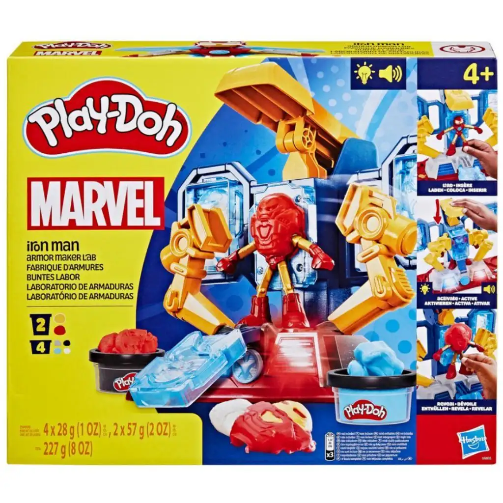 Play-Doh Marvel: Avengers Laboratórium na výrobu brnenia Iron Mana so svetlom a zvukom - Hasbro kép 4