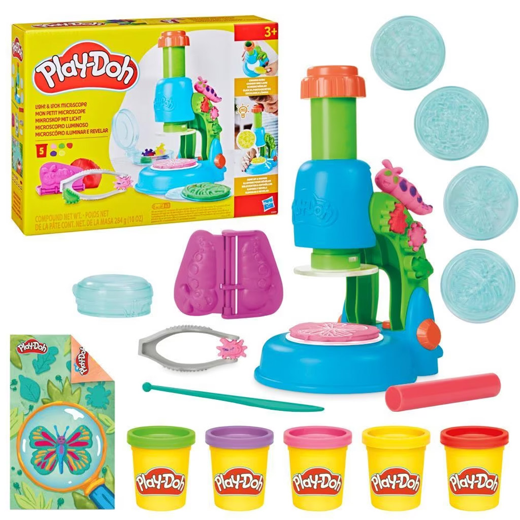Play-Doh: Wonder Glow mikroskopická plastelínová sada so svetielkujúcimi prvkami – Hasbro kép 3