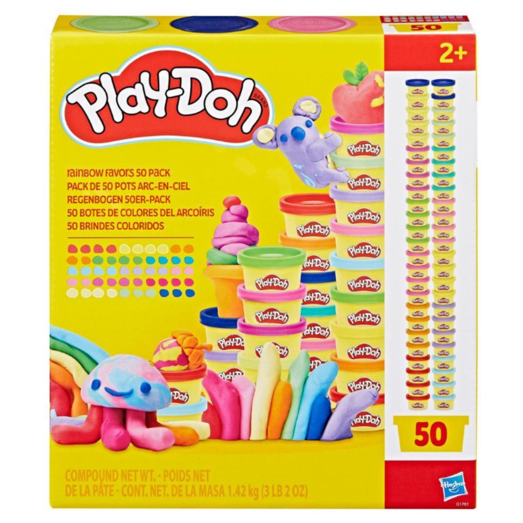 Play-Doh Dúhová párty 50-dielna sada modelíny - Hasbro