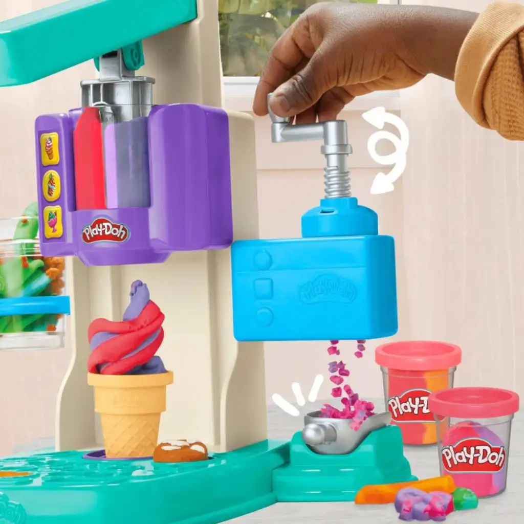 Play-Doh: Sada na výrobu zmrzliny s dúhovou špirálou - Hasbro kép 3