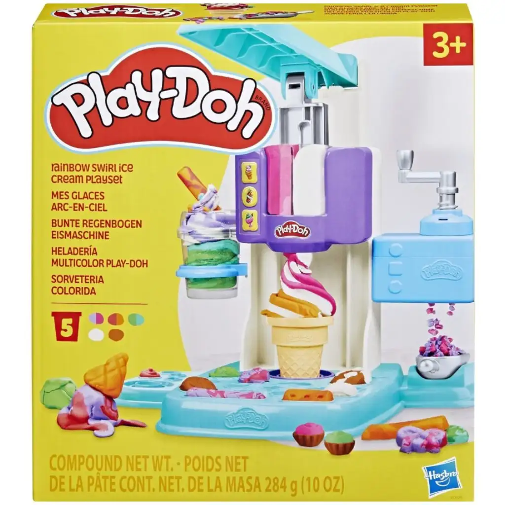 Play-Doh: Sada na výrobu zmrzliny s dúhovou špirálou - Hasbro