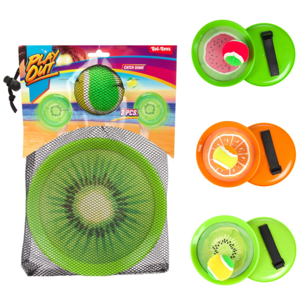 Play Out ovocný vzor zručnostná hádzacia hra v rôznych variantoch 1 ks