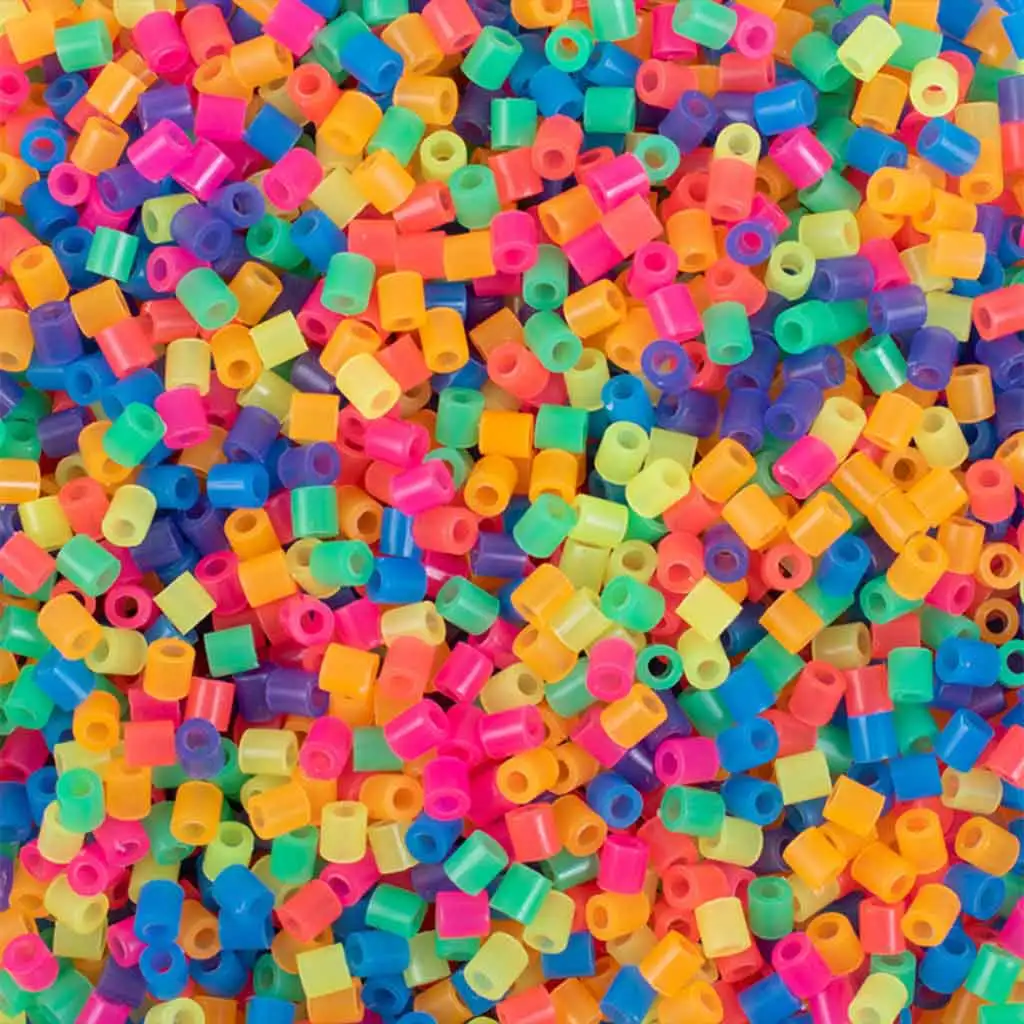 PlayBox: 5mm MIDI neonové farby, žehliace korálky v dóze, balenie 20 000 ks. kép 2