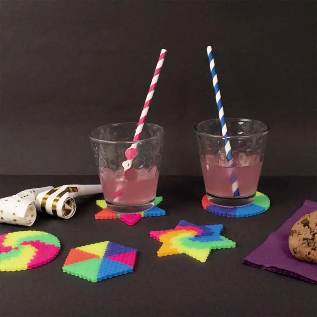 PlayBox: 5mm MIDI neonové farby, žehliace korálky v dóze, balenie 5000 ks. kép 3