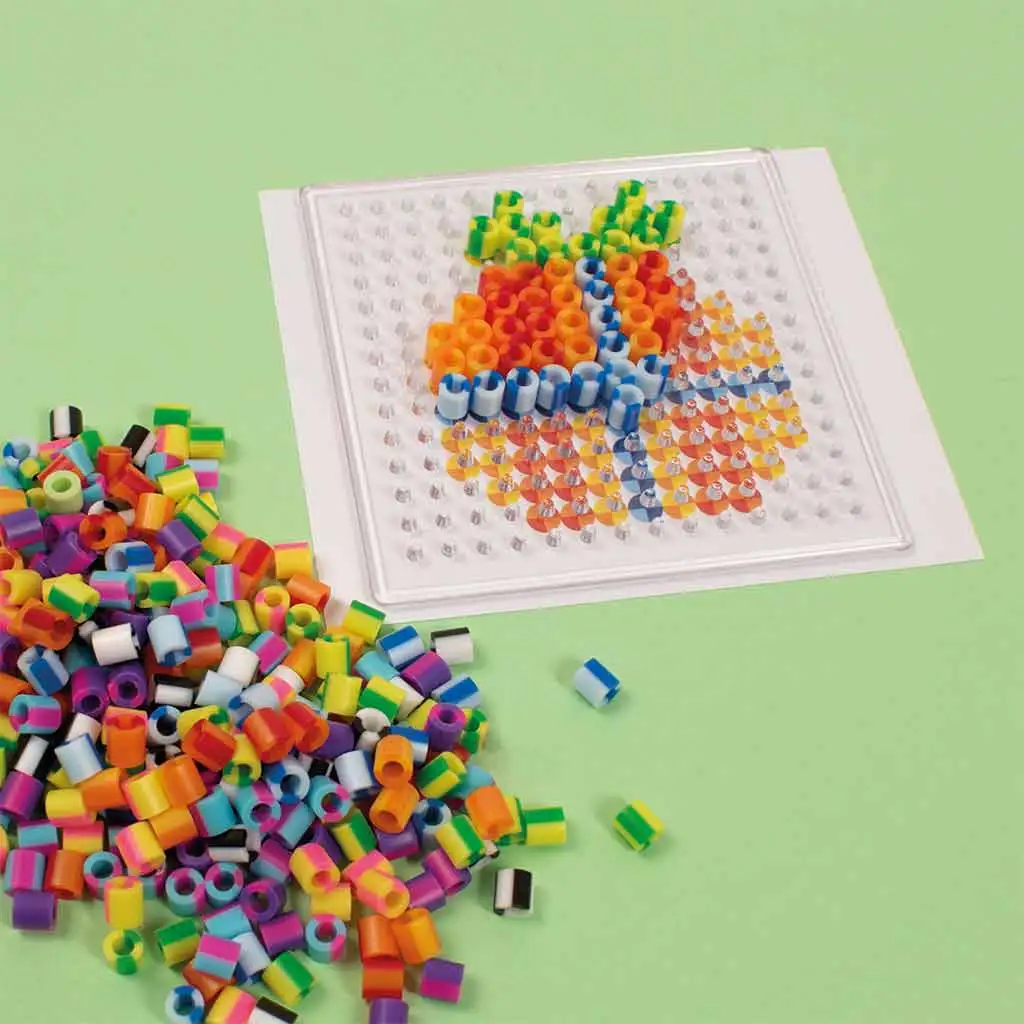 PlayBox: 5mm MIDI žehliace korálky - Prúžkované kusy v balení 1000 ks kép 2