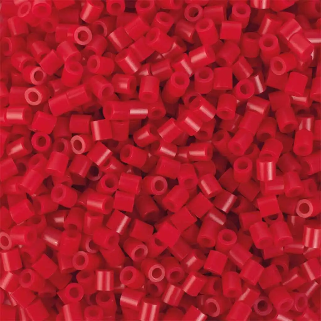 PlayBox: 5mm MIDI žehliace korálky v červenej farbe, balenie 6000 ks kép 2