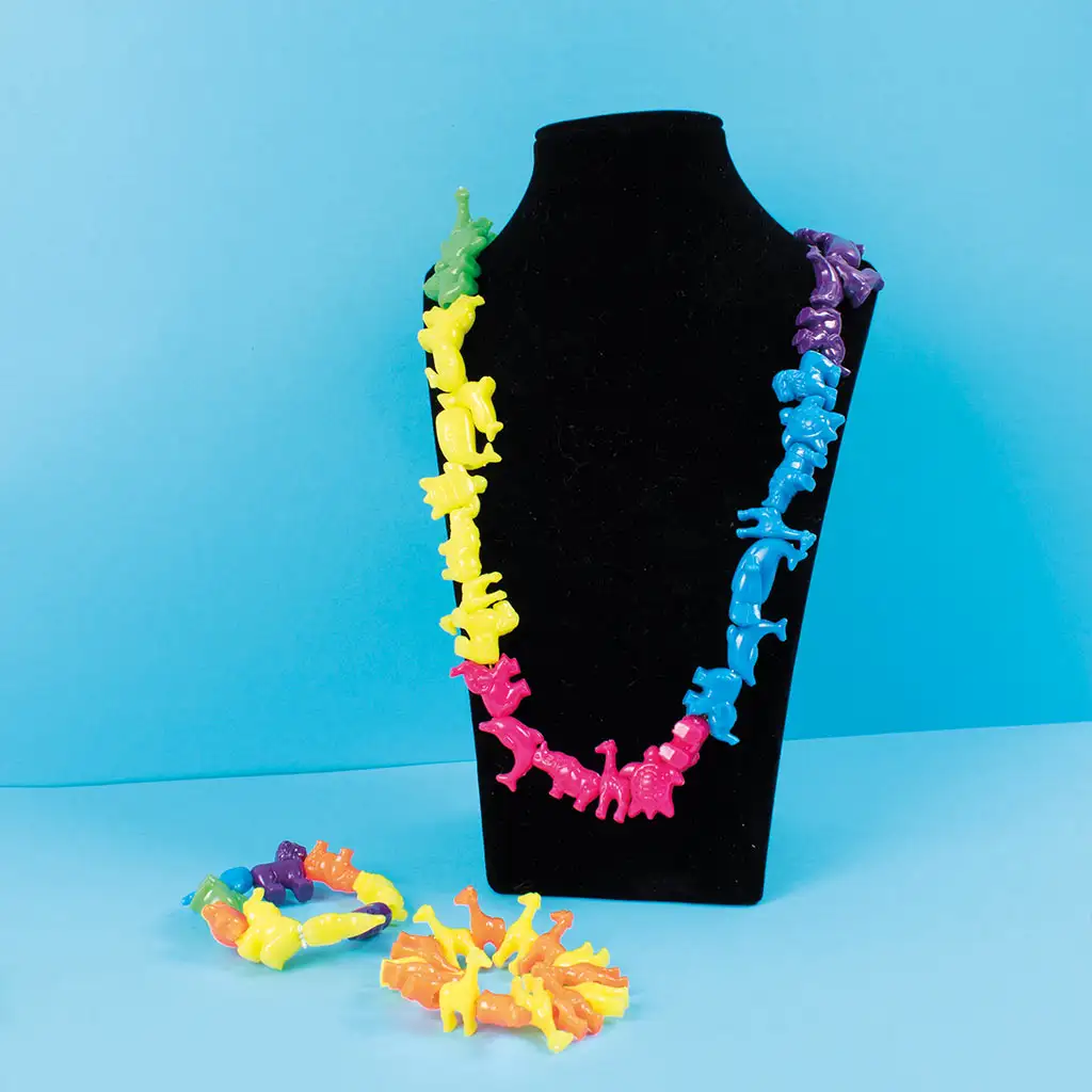 PlayBox: Farebná sada korálok so zvieratkami, rôzne farby, 250 kusov v balení kép 3