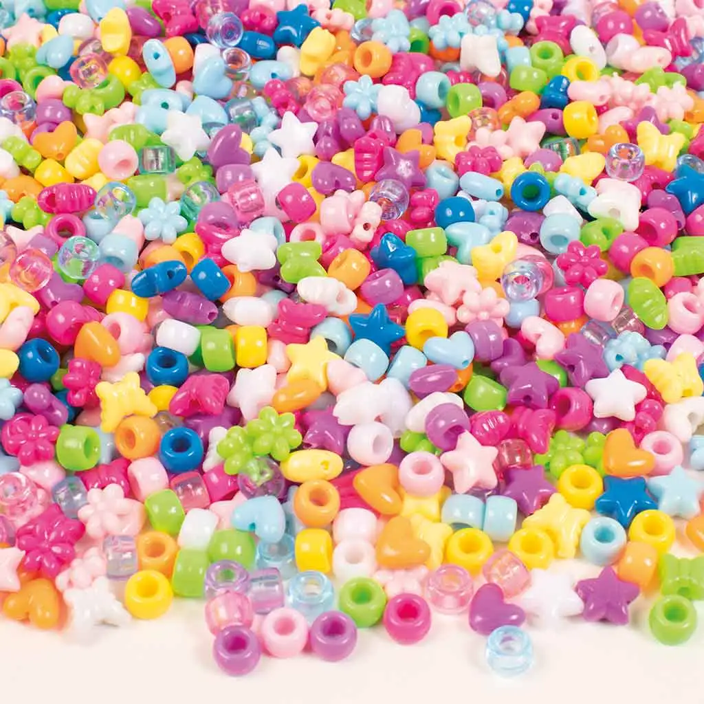 PlayBox: farebné variteľné korálky vo vedre 1200ks kép 2