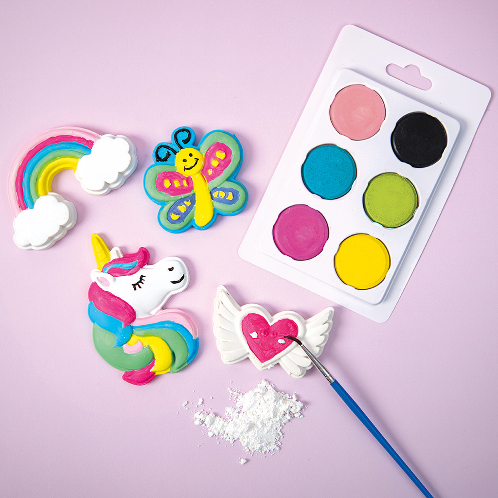 PlayBox: Sada na výrobu chladničkových magnetiek s jednorožcami - odlievací sadrový set kép 3