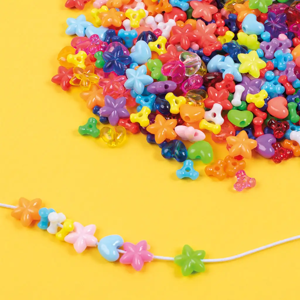 PlayBox: Farebné plastové korálky na varenie 8-13 mm 2100 ks kép 2