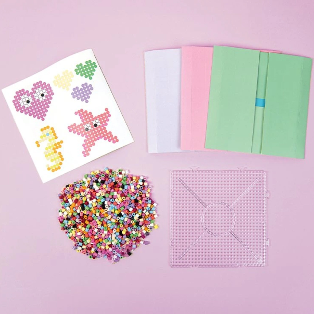 PlayBox: Kreatívna sada na tvorbu obrázkov zo zažehľovacích korálikov - Jednorožec kép 3