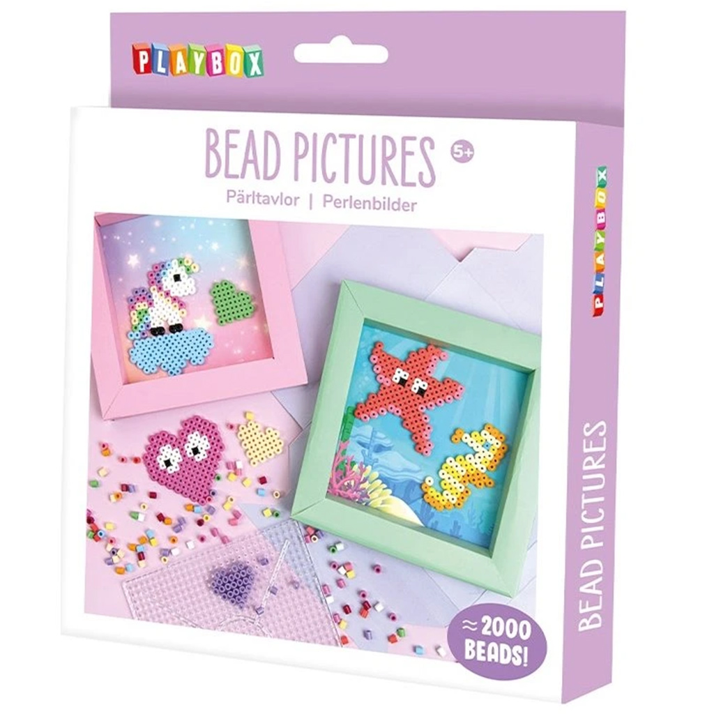 PlayBox: Kreatívna sada na tvorbu obrázkov zo zažehľovacích korálikov - Jednorožec