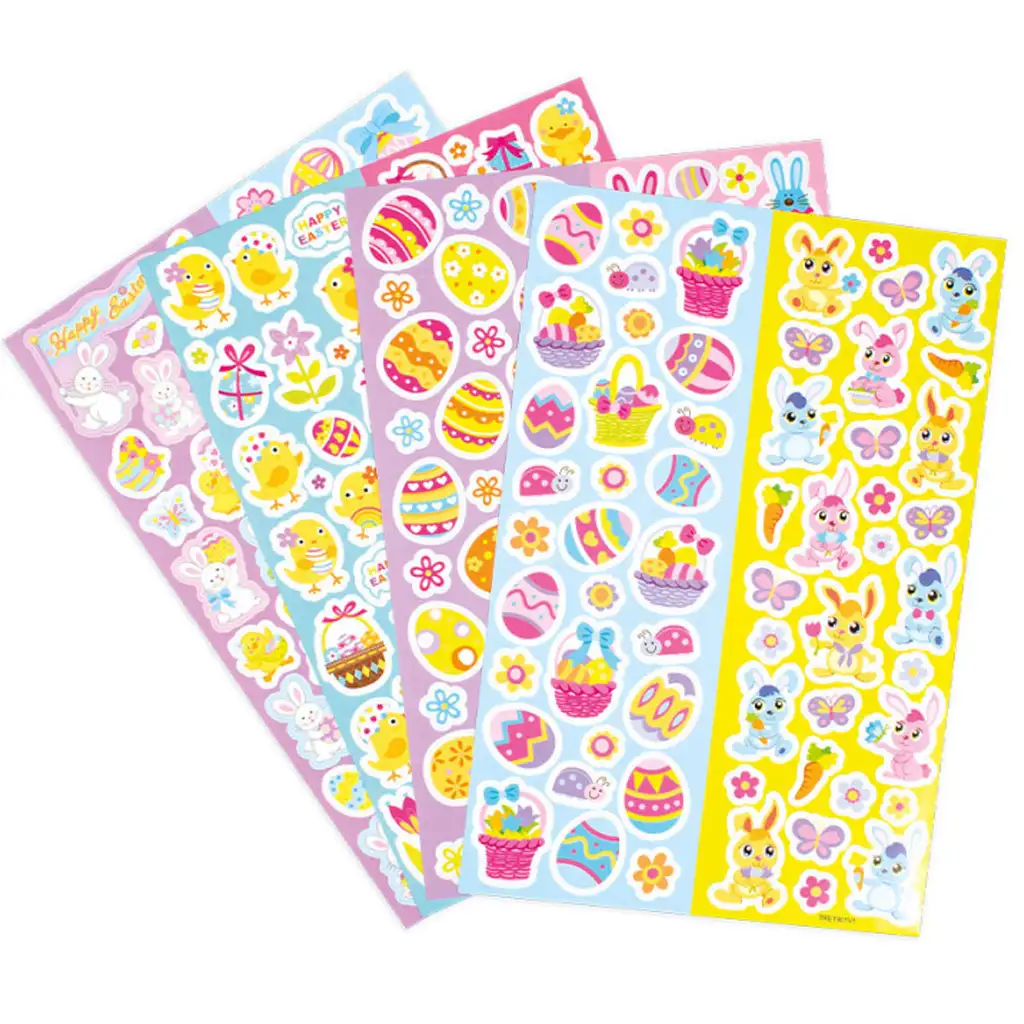 PlayBox: Veľkonočná tematická sada nálepiek s 952 kusmi