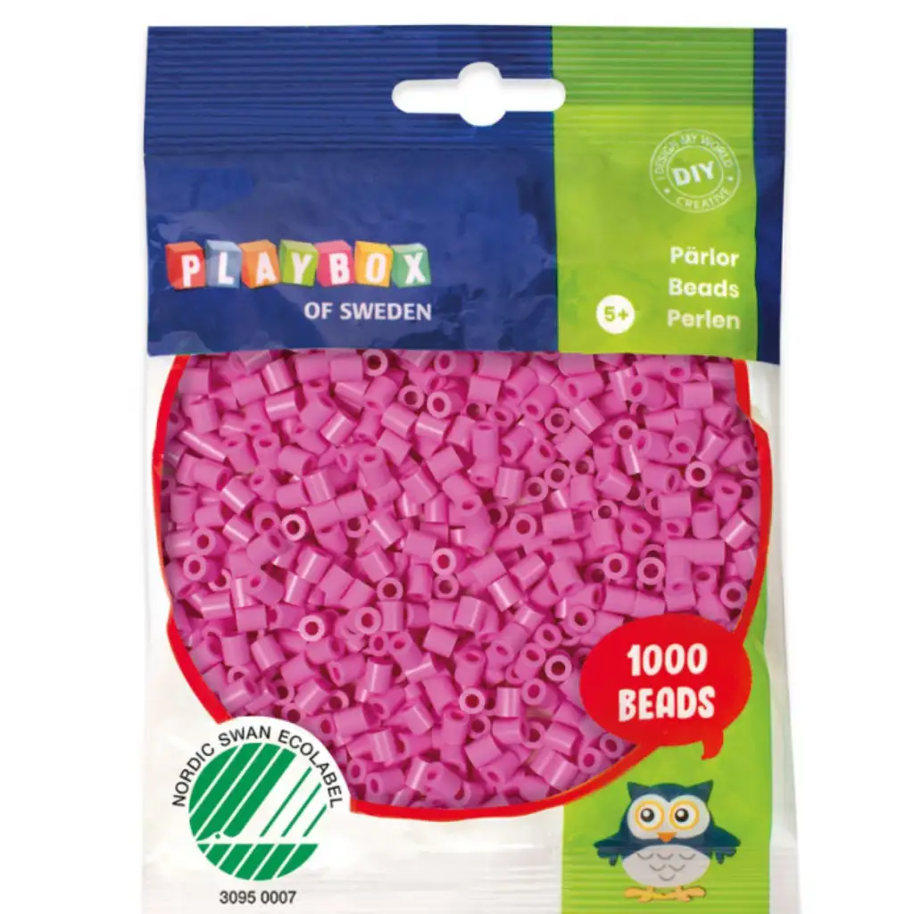 PlayBox: 5mm MIDI zažehlovacie korálky 1000ks v fuchsiovej farbe