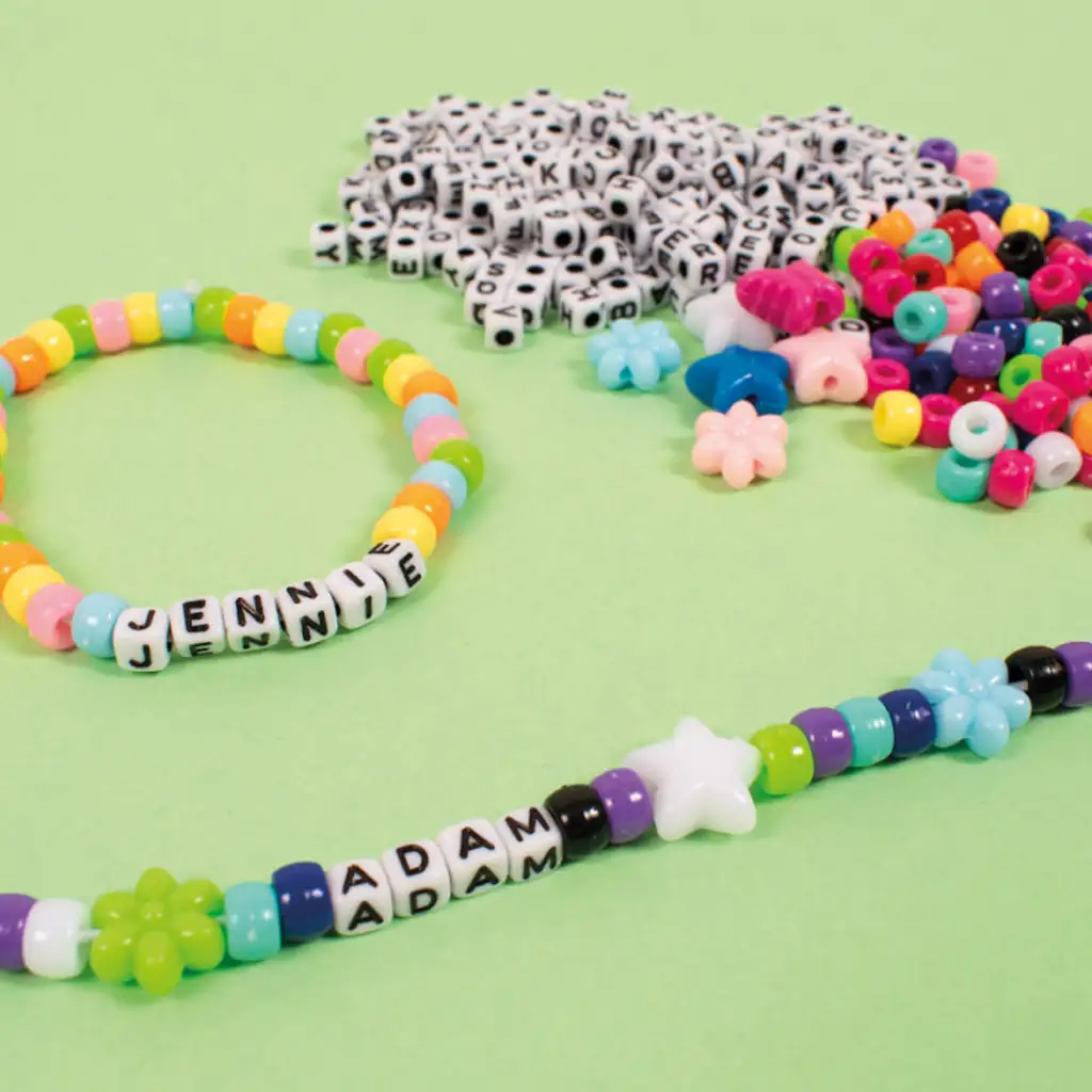 PlayBox: Mini písmenkové navliekacie 1000 ks korálkový balíček kép 2