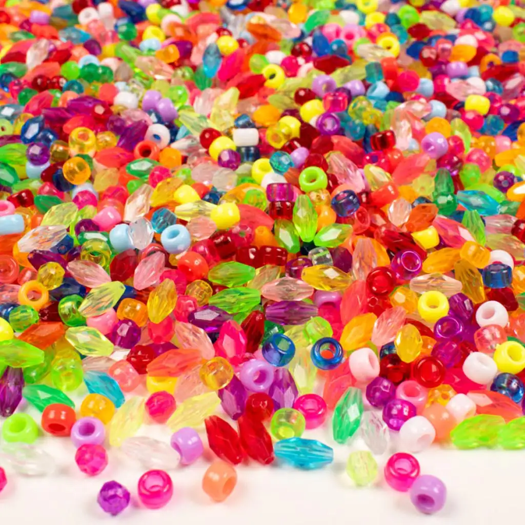 PlayBox: Farebné korálky rôznych tvarov, balenie 5300 ks kép 2