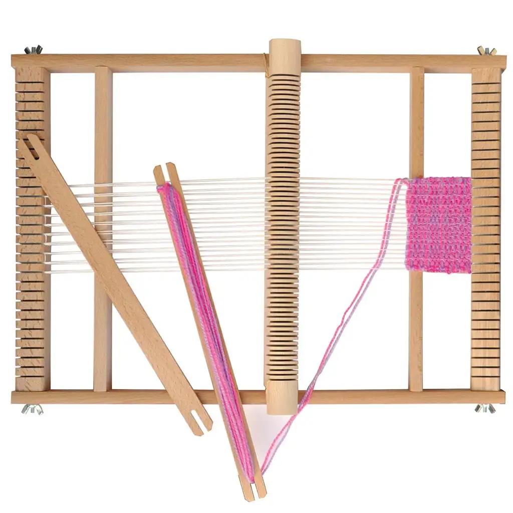 PlayBox: Tkanie rám štvorcový na tkanie 47x34cm