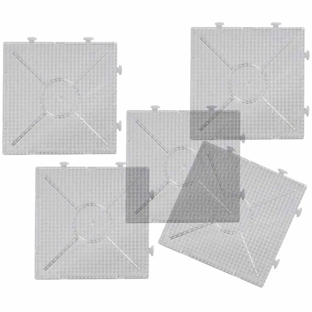 PlayBox: Sada základných dosiek pre spojenie, pre 5mm MIDI žehliace korálky, 10 kusov