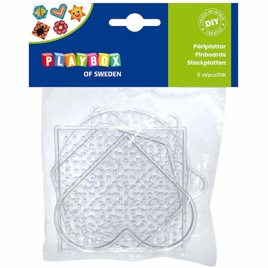 PlayBox: 5mm MIDI žehliace korálky, základné tvary, balenie 3 ks