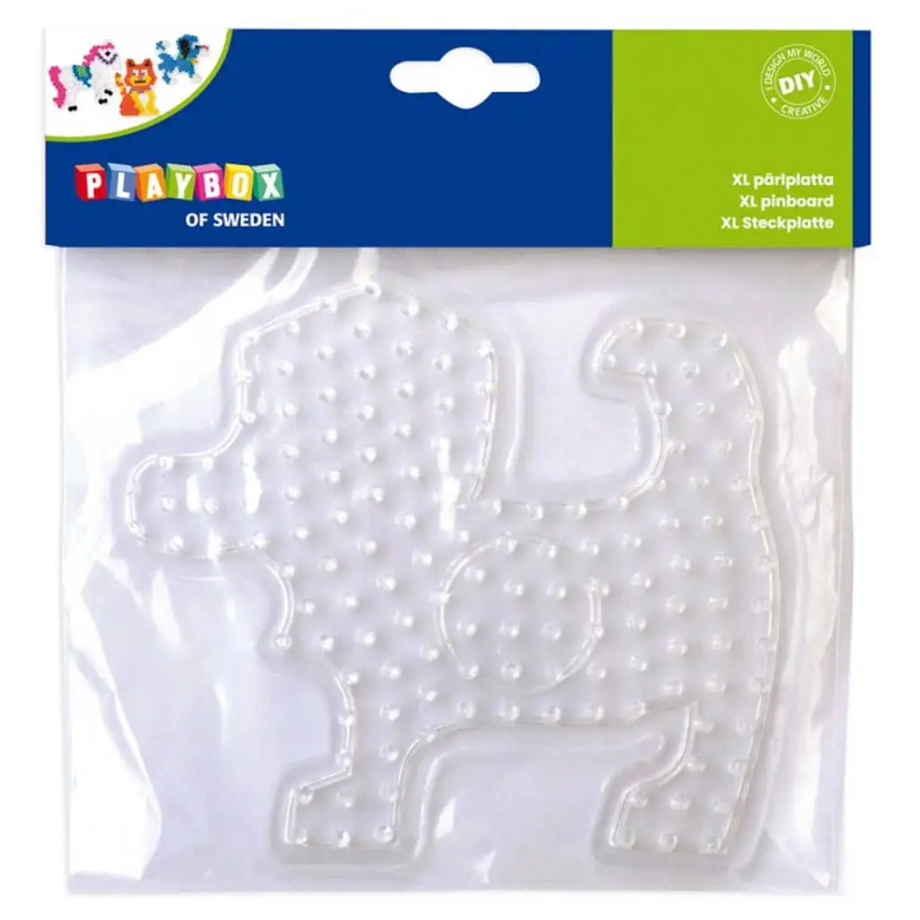 Playbox: XL zažehlovacia korálková podložka – 1 kus (tvar mačky, psa alebo koňa) kép 2