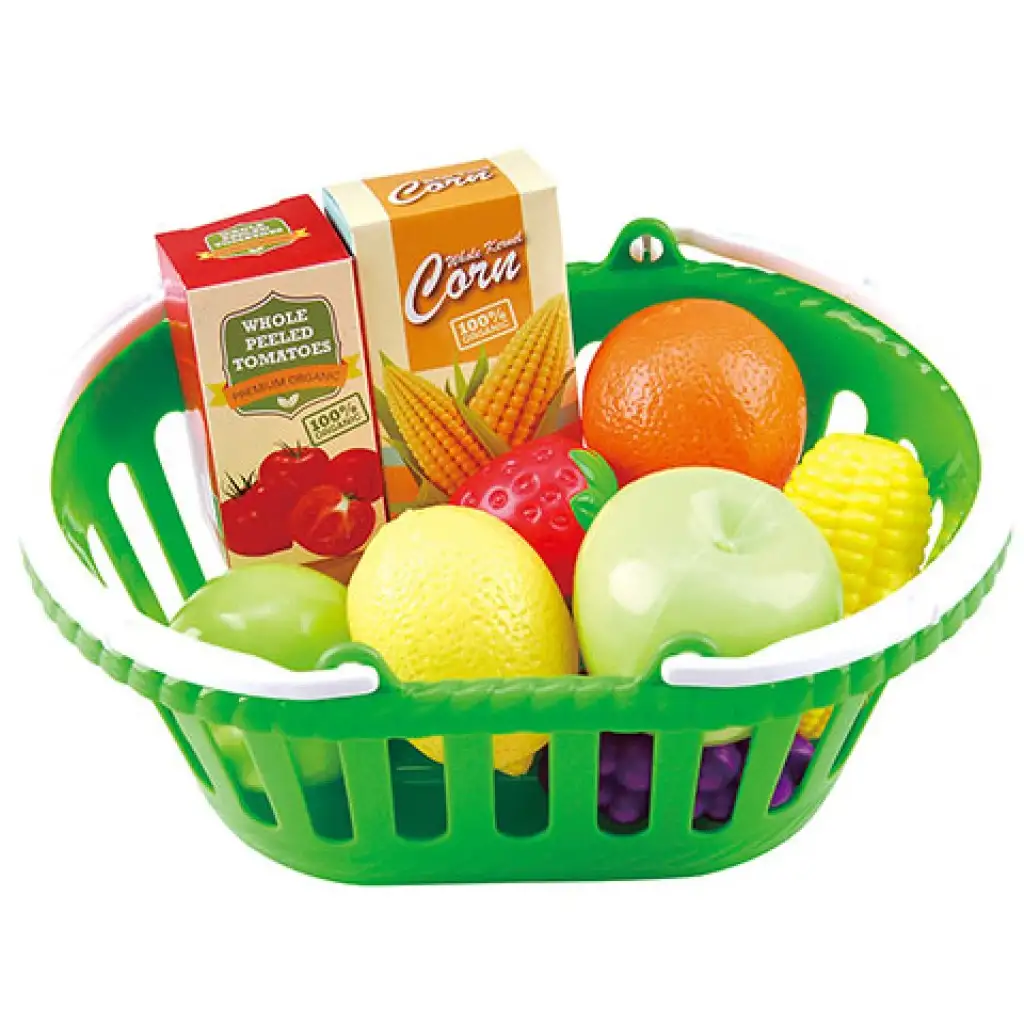 Playgo: Ovocný set v košíku 13 ks