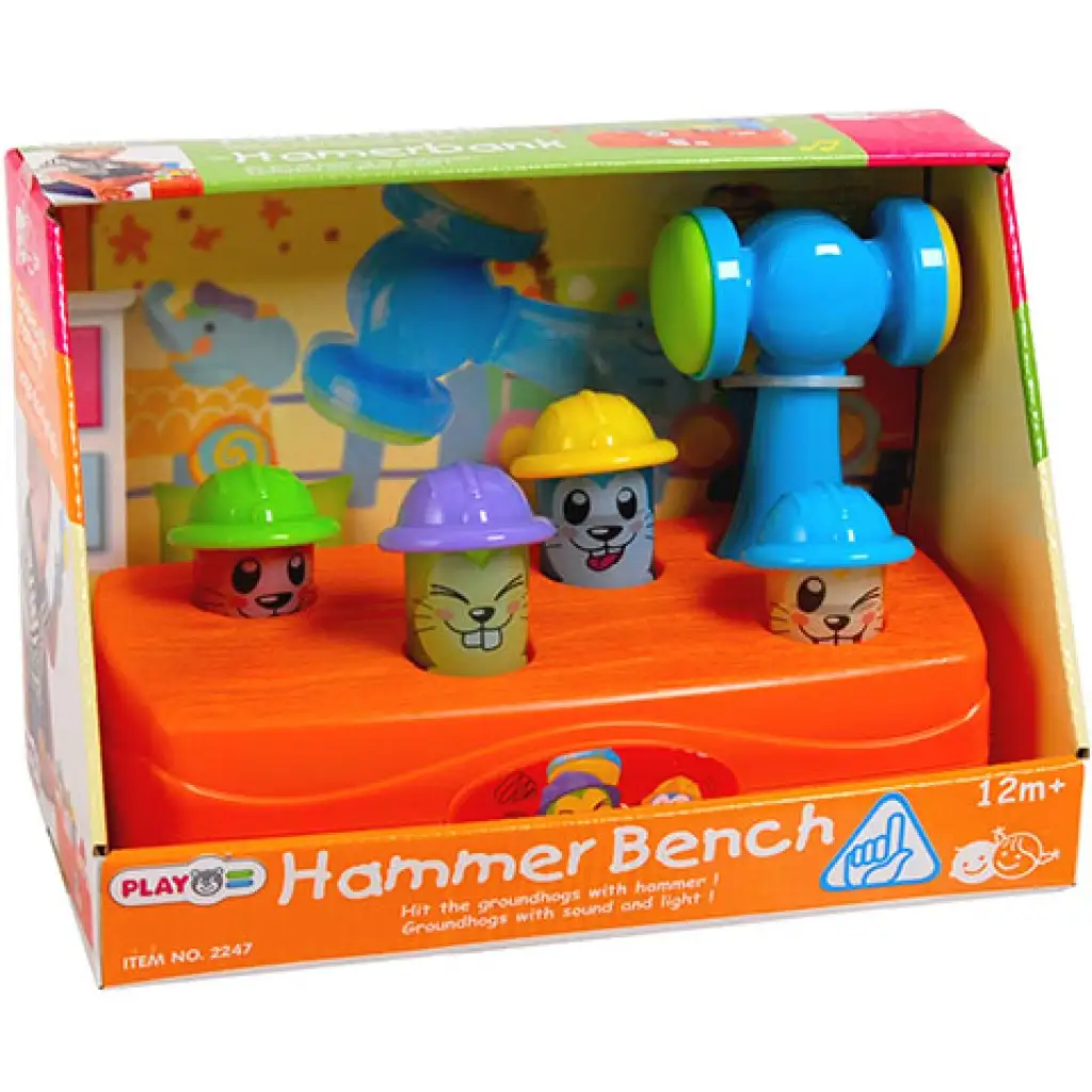 Playgo: Veselé hracie kladivo pre batoľatá