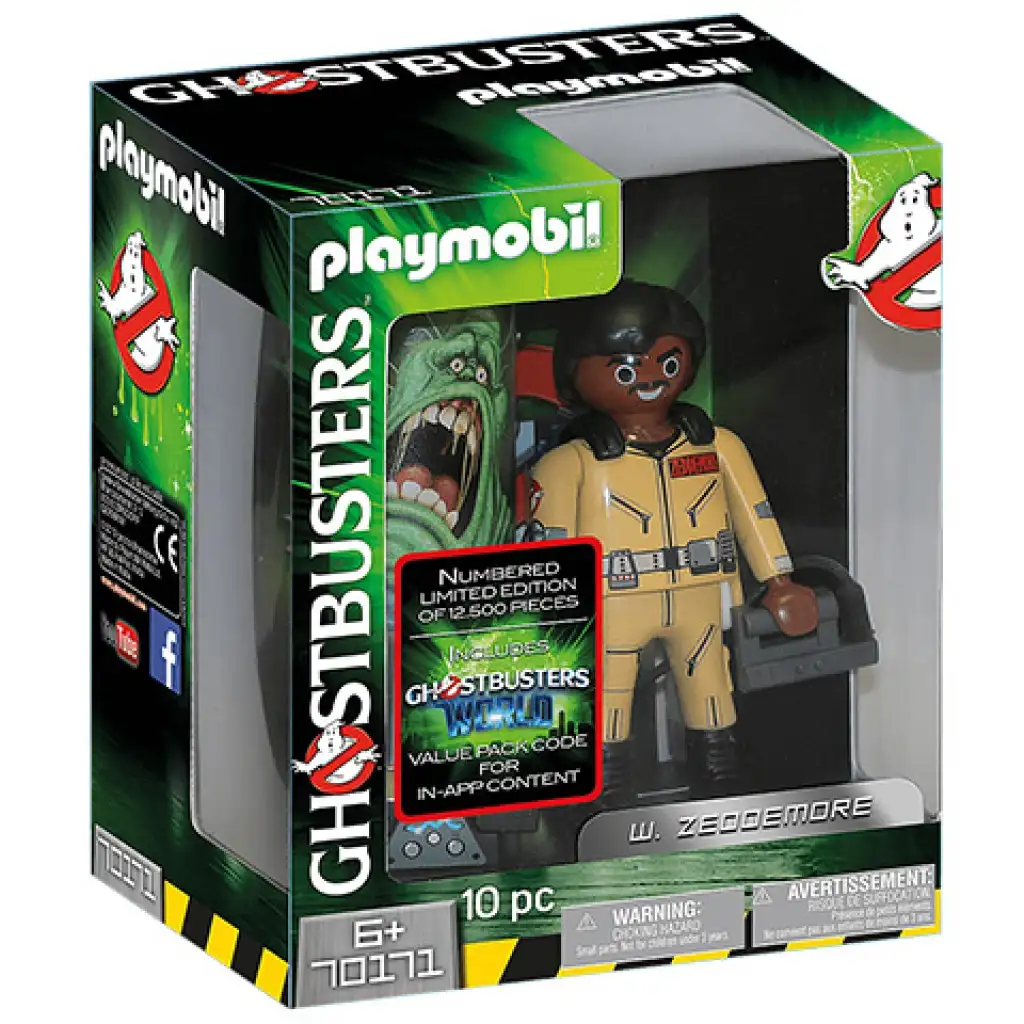 Playmobil - Ghostbusters: Zberateľská figúrka W. Zeddemore (70171)