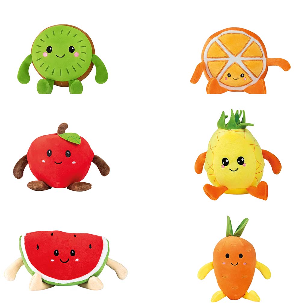 Plyšové ovocie 16 cm, v rôznych prevedeniach, 1 ks kép 2