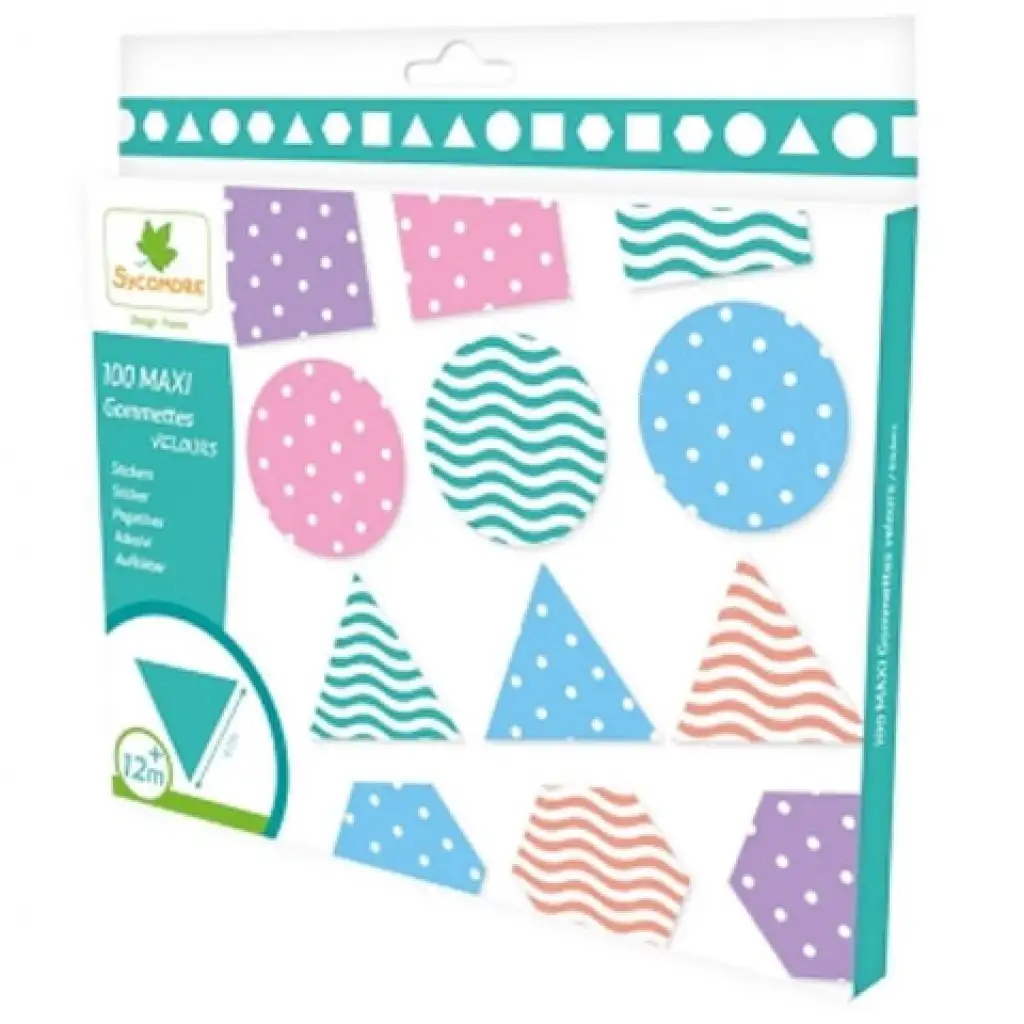 Pockets zamatové nálepky