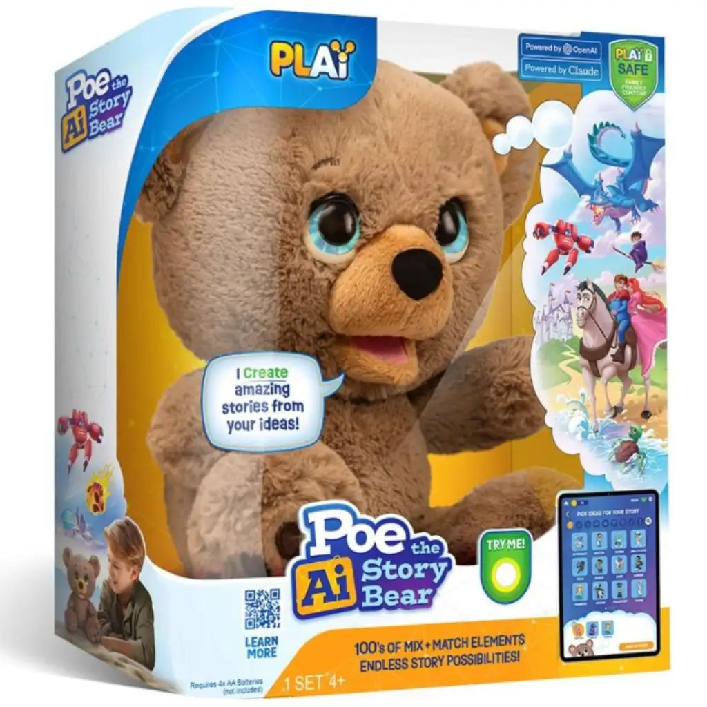 Poe, rozprávajúci AI medveď kép 3