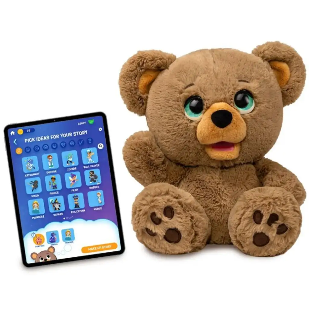 Poe, rozprávajúci AI medveď kép 4