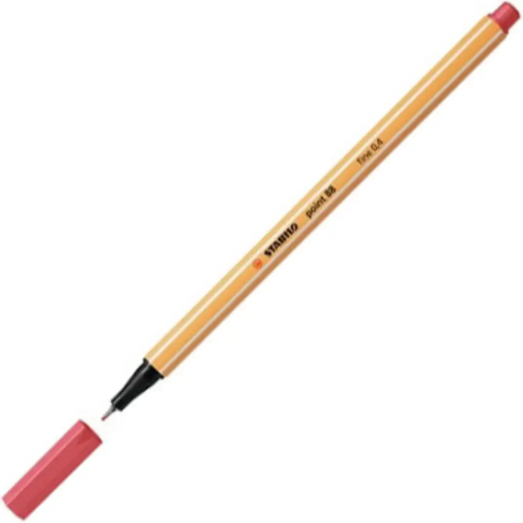 Stabilo: Point 88 popisovač v hrdzavo-červenej farbe