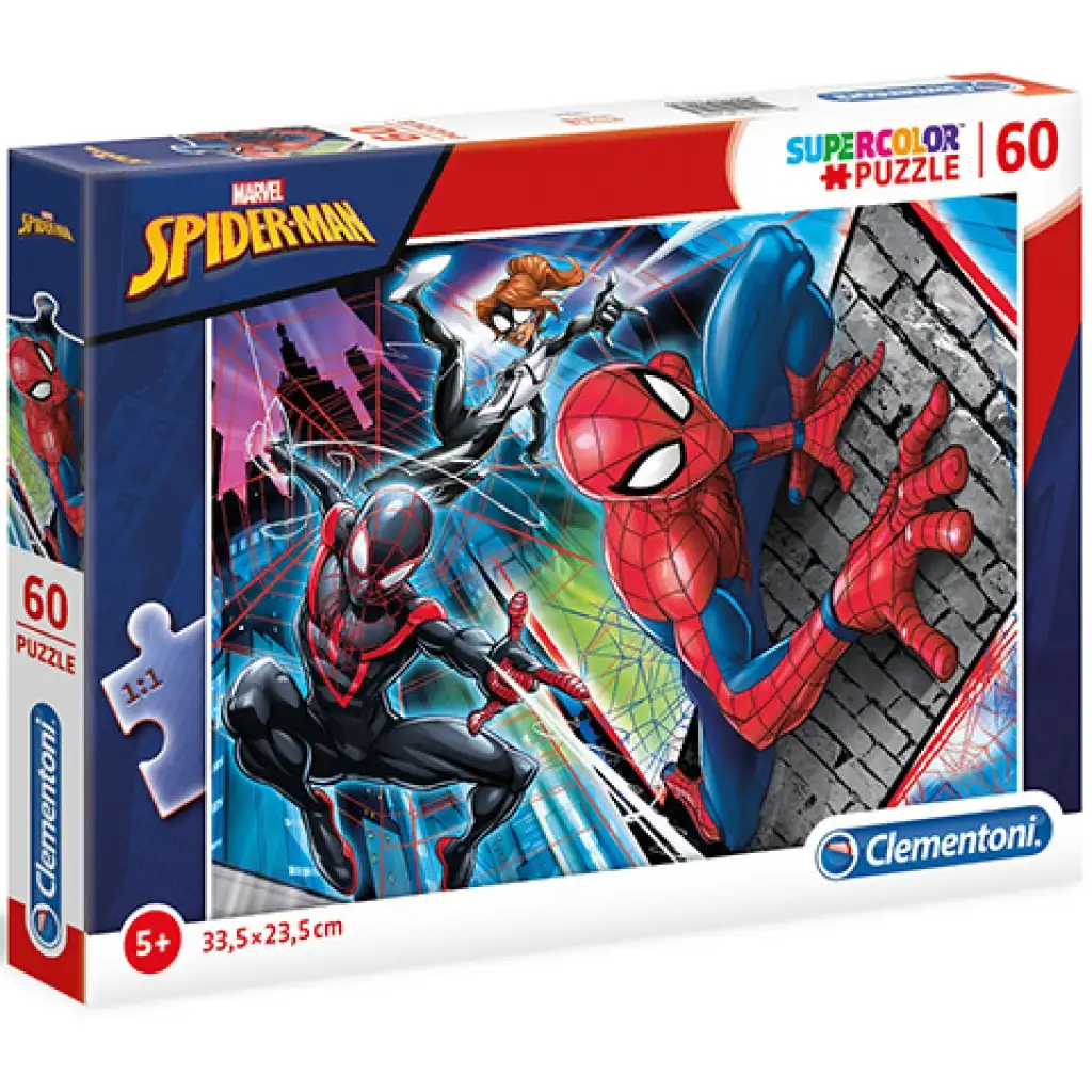 Marvel Spiderman Supercolor 60 dielne puzzle - Clementoni