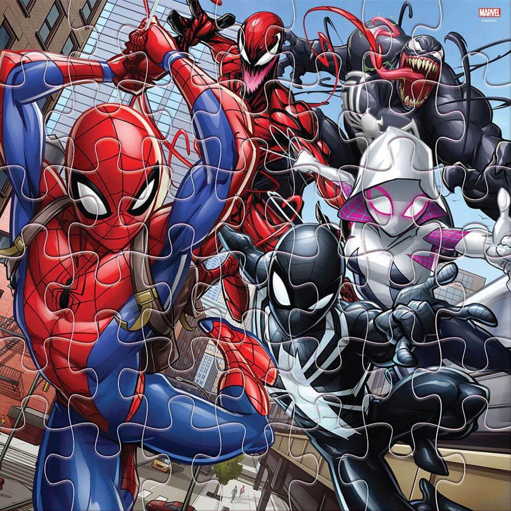 Luna: Spider-Man 42-dielne vymaľovateľné puzzle kép 2