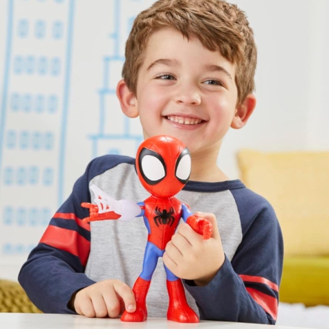 Spier-Man: Spidey a jeho úžasní priatelia Spidey figúrka s doplnkom 23cm - Hasbro kép 3