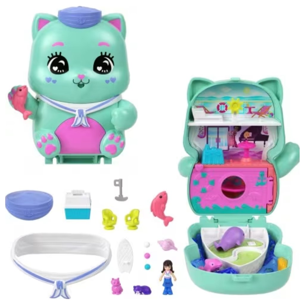 Polly Pocket: Cicás közepes szett - Mattel kép 2