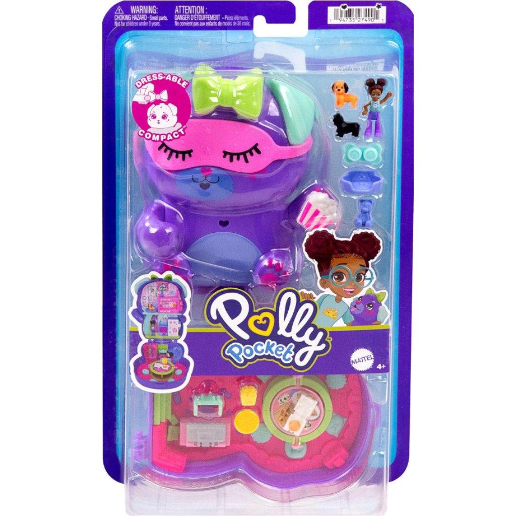 Polly Pocket: Stredná sada s psami - Mattel