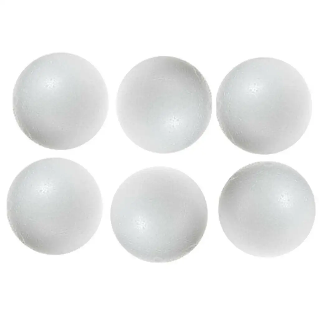 Polystyrénová guľa 4,5 cm  6 dielny set